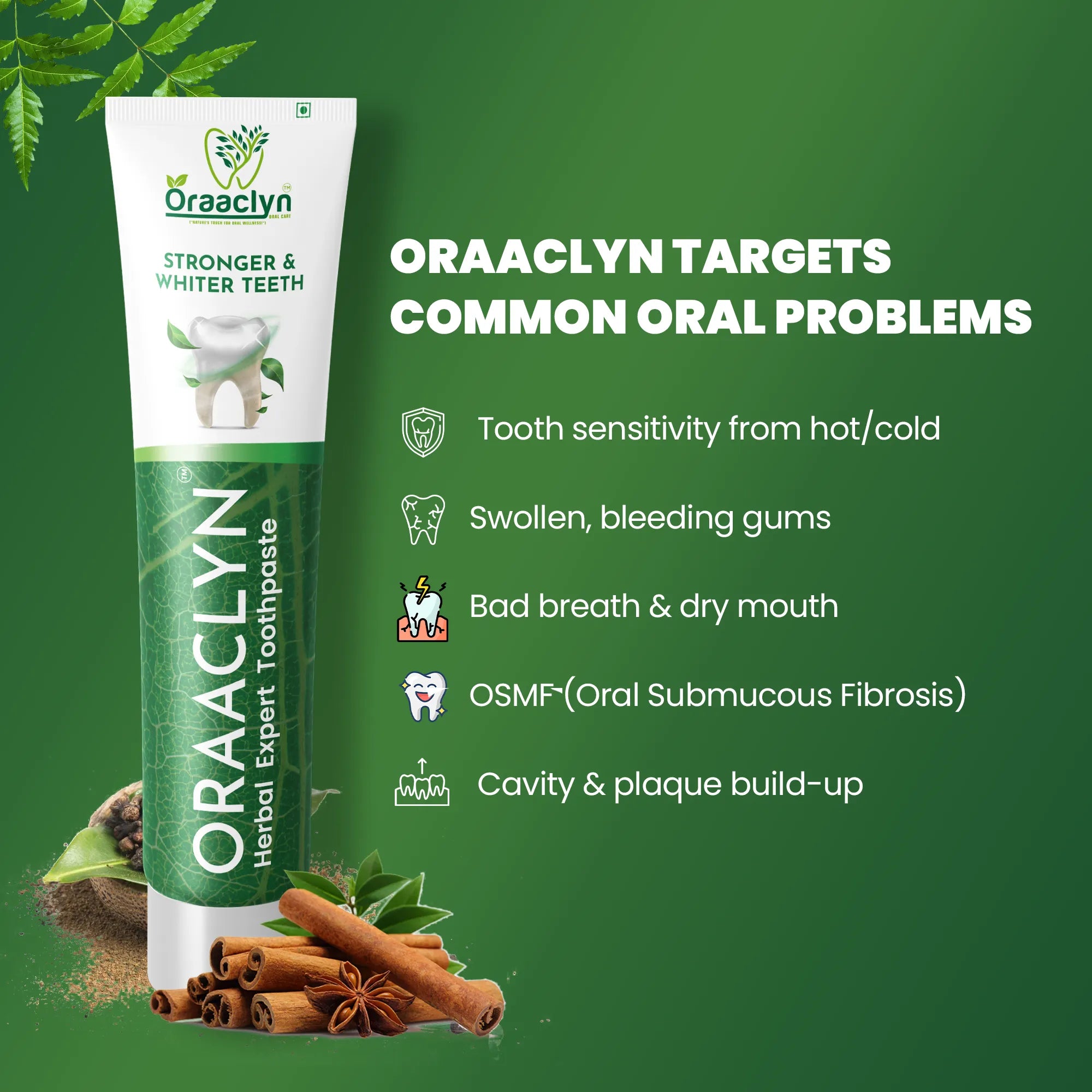Oraaclyn Ayurvedic Toothpaste
