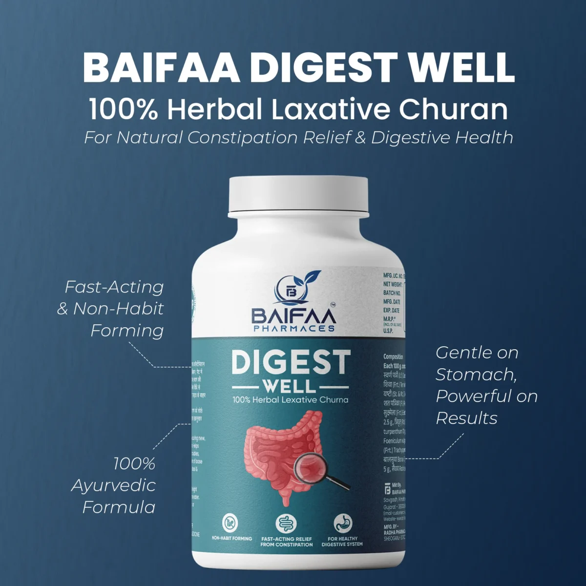 Baifaa Herbal Digestwell Churn - Image 2